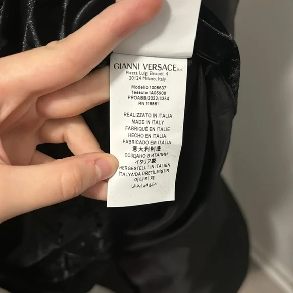 Versace suede runway top 2023 - Picture 7 of 8